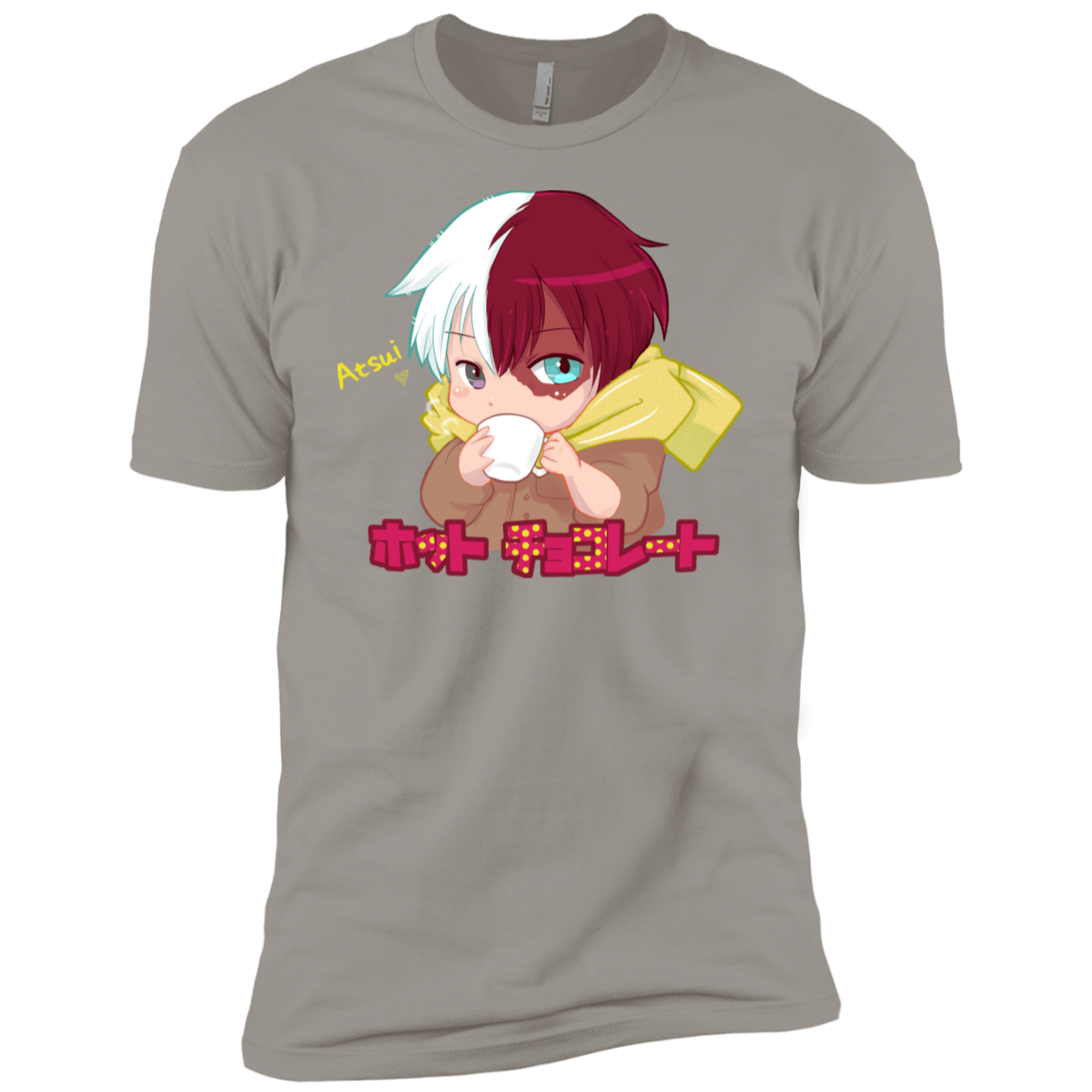 T-Shirts Light Grey / YXS Hotto Chokoretto Boys Premium T-Shirt