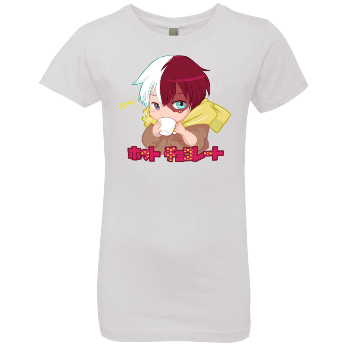 T-Shirts White / YXS Hotto Chokoretto Girls Premium T-Shirt