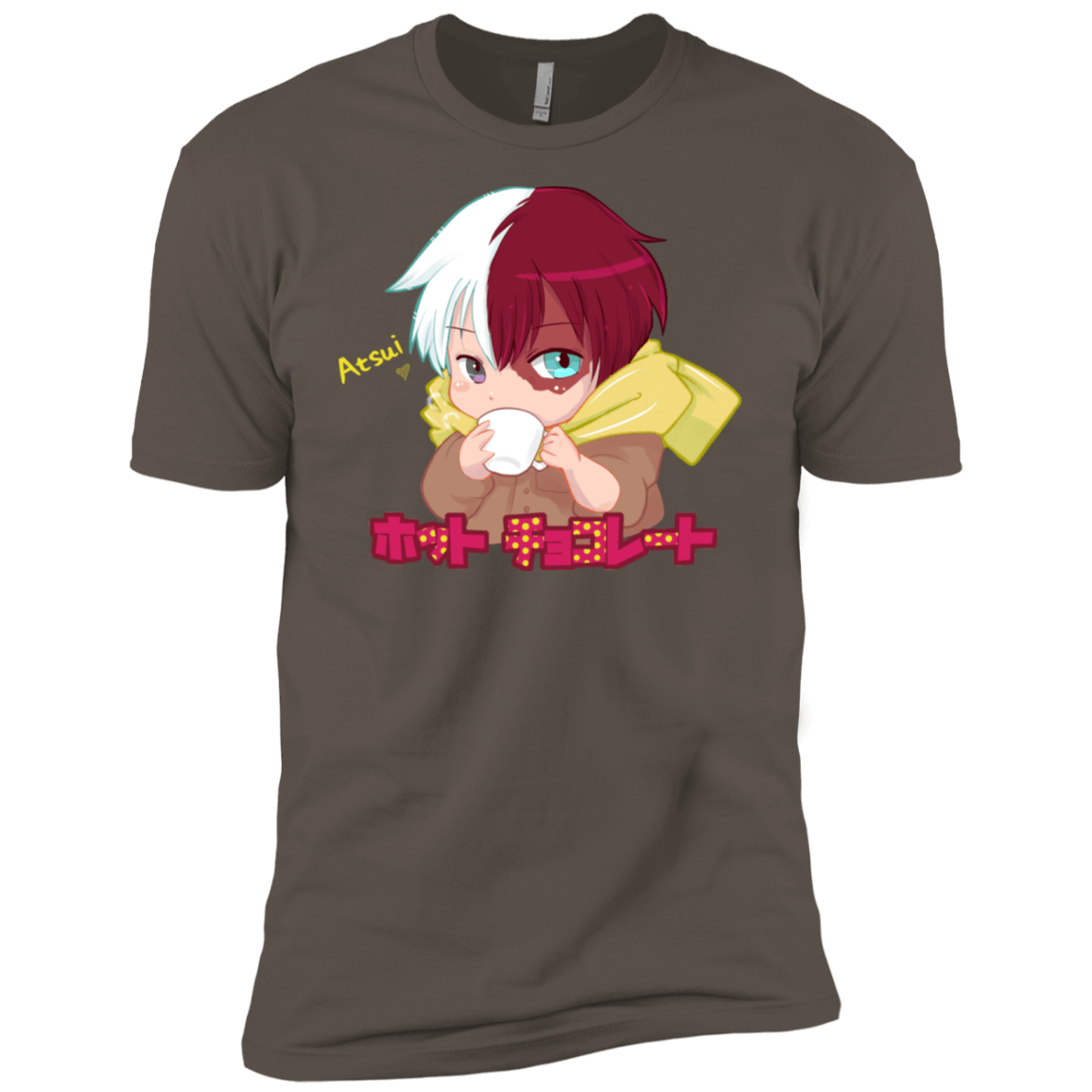 T-Shirts Warm Grey / X-Small Hotto Chokoretto Men's Premium T-Shirt