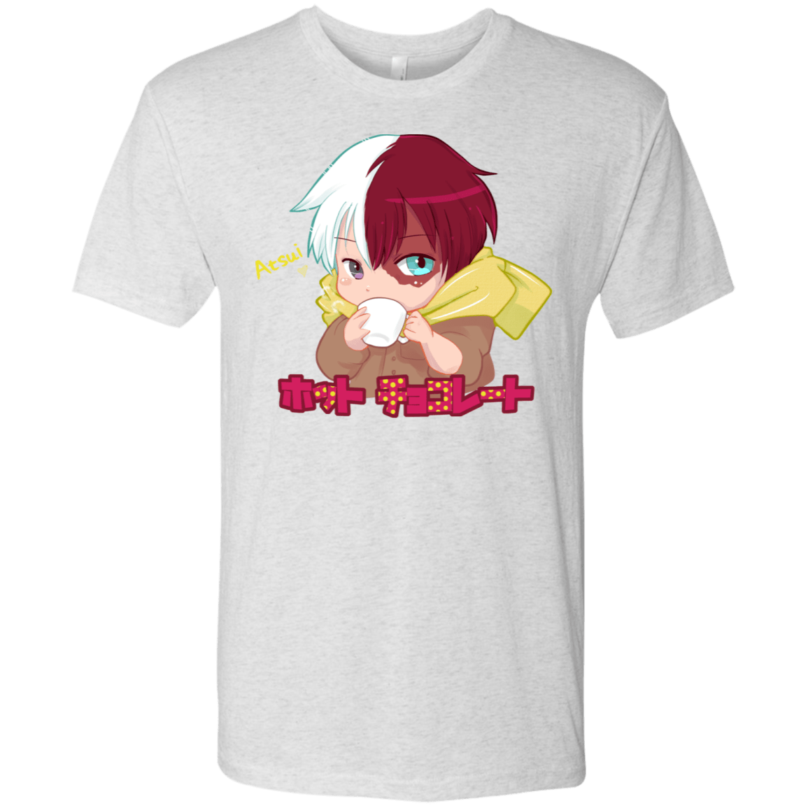 T-Shirts Heather White / S Hotto Chokoretto Men's Triblend T-Shirt