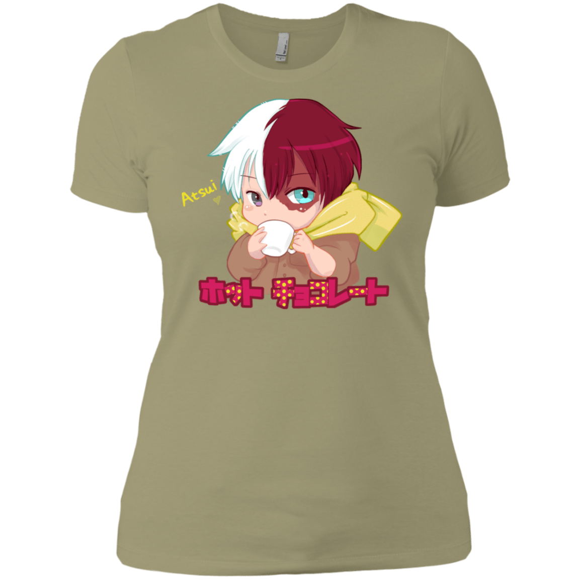 T-Shirts Light Olive / X-Small Hotto Chokoretto Women's Premium T-Shirt