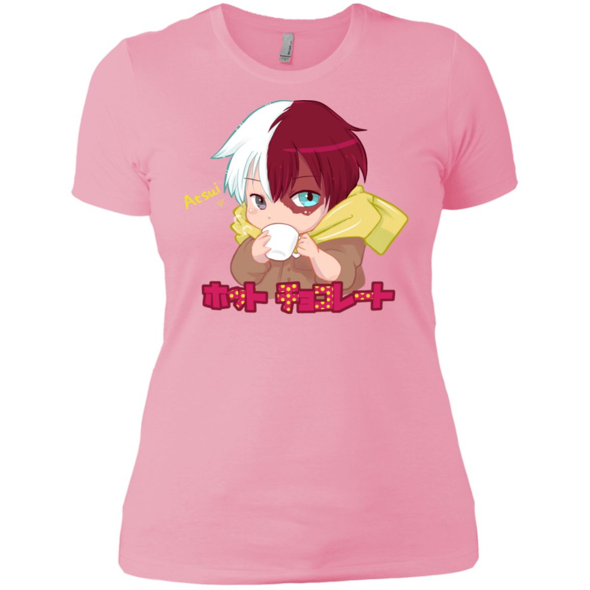 T-Shirts Light Pink / X-Small Hotto Chokoretto Women's Premium T-Shirt