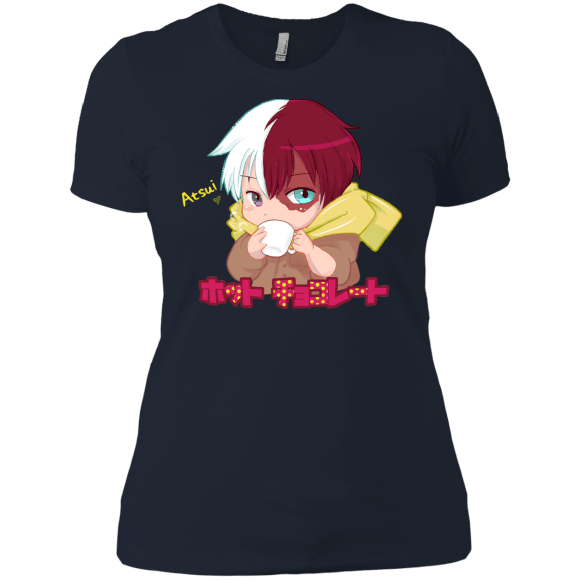 T-Shirts Midnight Navy / X-Small Hotto Chokoretto Women's Premium T-Shirt