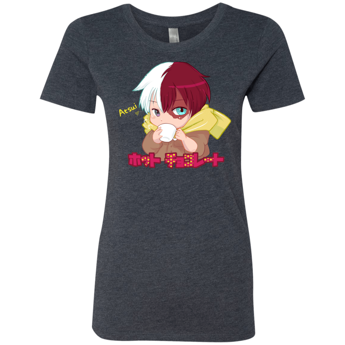 T-Shirts Vintage Navy / S Hotto Chokoretto Women's Triblend T-Shirt