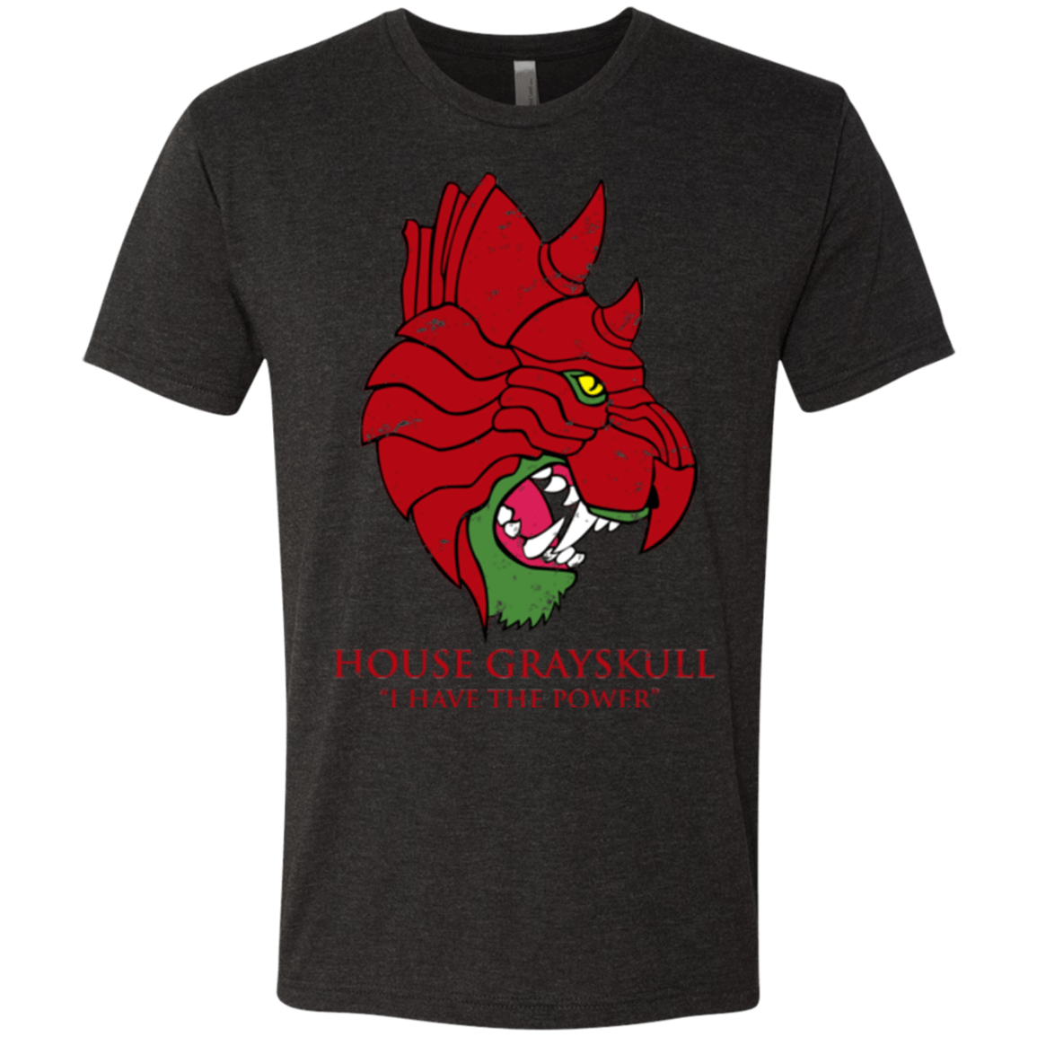 T-Shirts Vintage Black / Small House GraySkull Men's Triblend T-Shirt