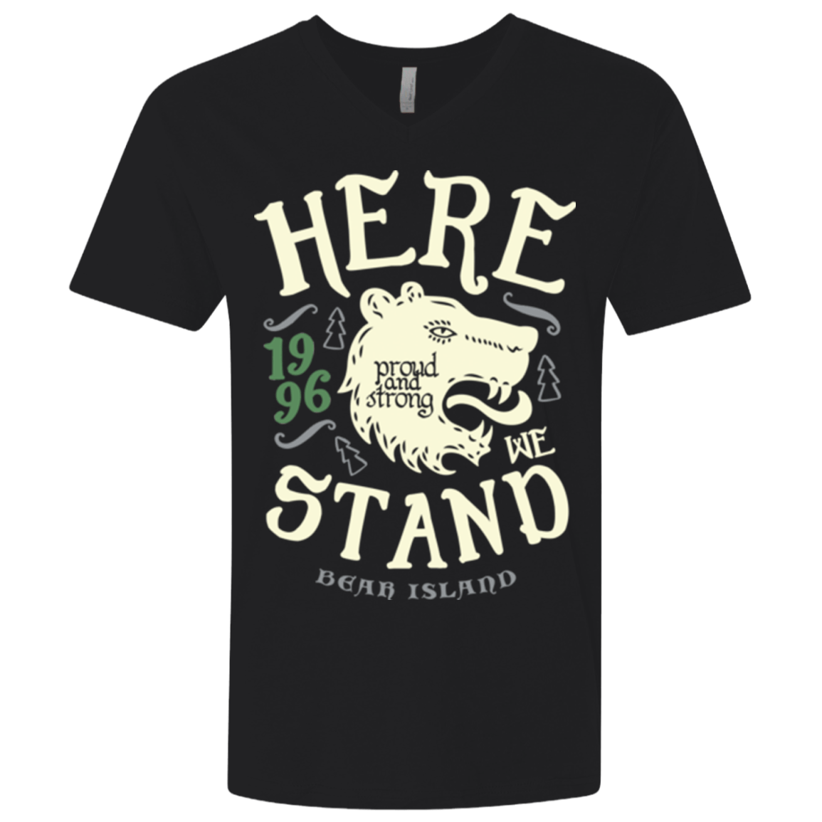 T-Shirts Black / X-Small House of Proud Men's Premium V-Neck
