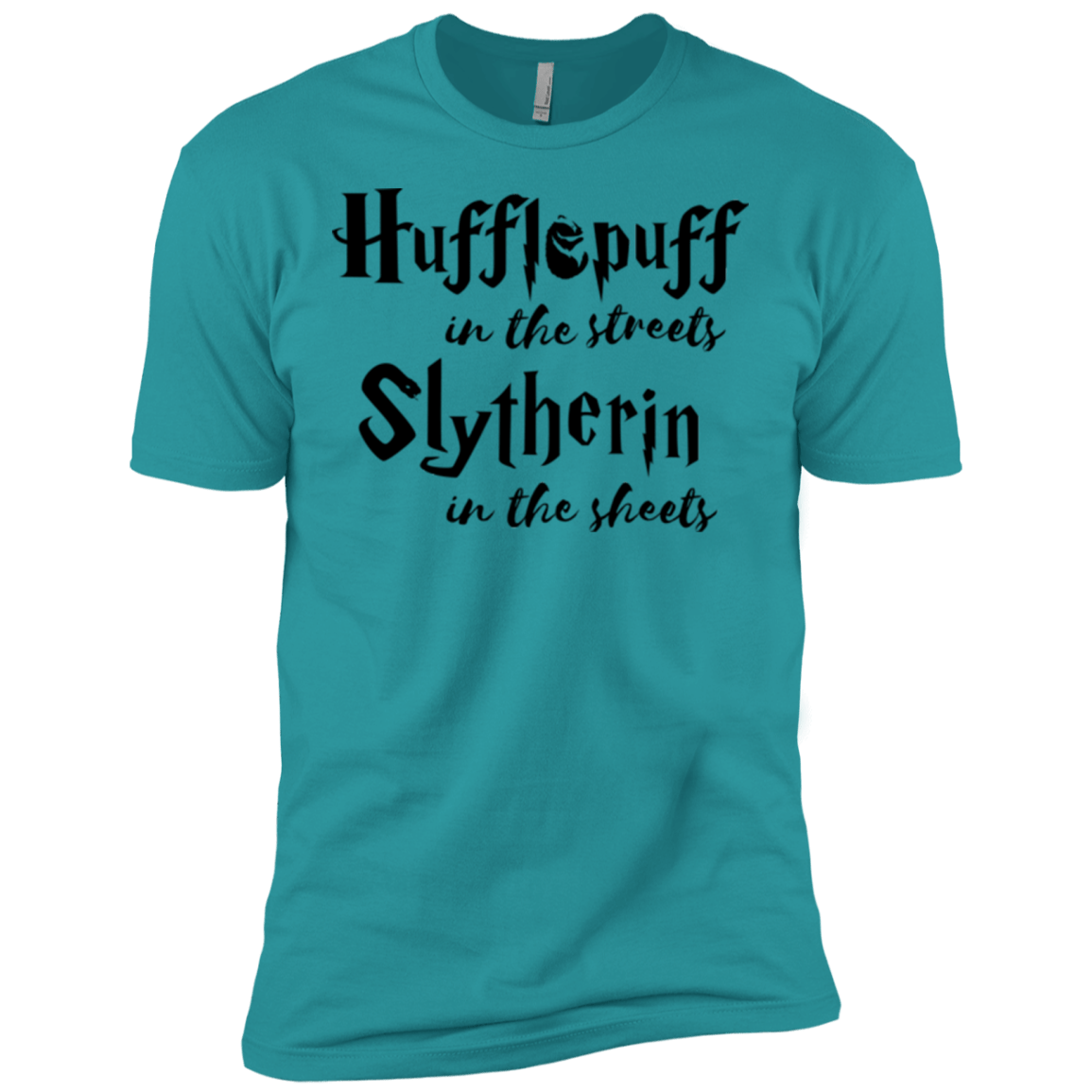 T-Shirts Tahiti Blue / X-Small Hufflepuff Streets Men's Premium T-Shirt