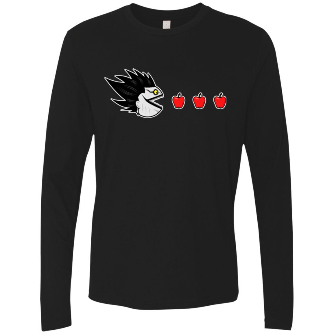 T-Shirts Black / Small Hungry Shinigami Men's Premium Long Sleeve