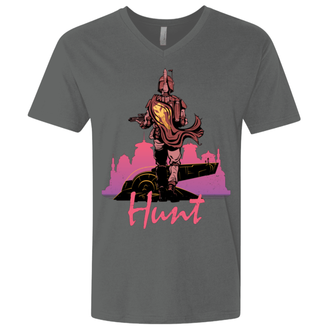 T-Shirts Heavy Metal / X-Small Hunt Men's Premium V-Neck