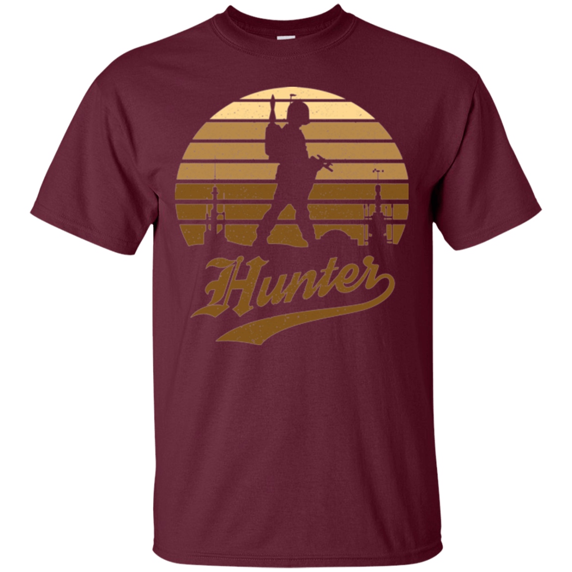 T-Shirts Maroon / Small Hunter (1) T-Shirt