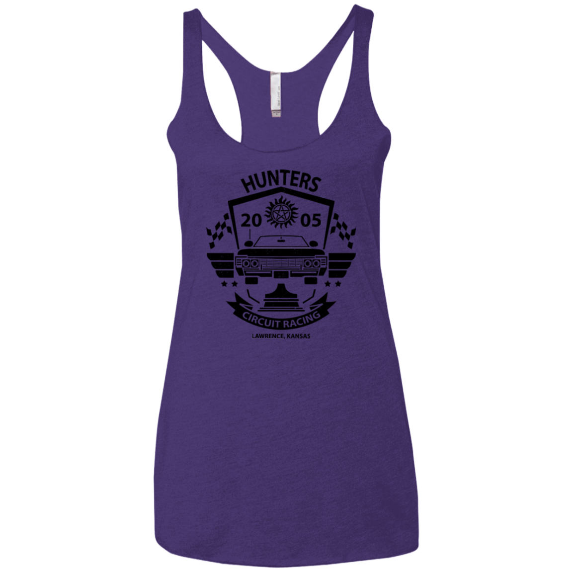 T-Shirts Purple / X-Small Hunters Circuit Women's Triblend Racerback Tank