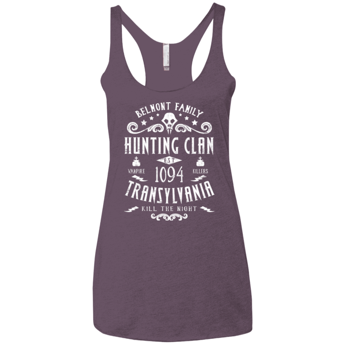 T-Shirts Vintage Purple / X-Small Hunting Clan Women's Triblend Racerback Tank