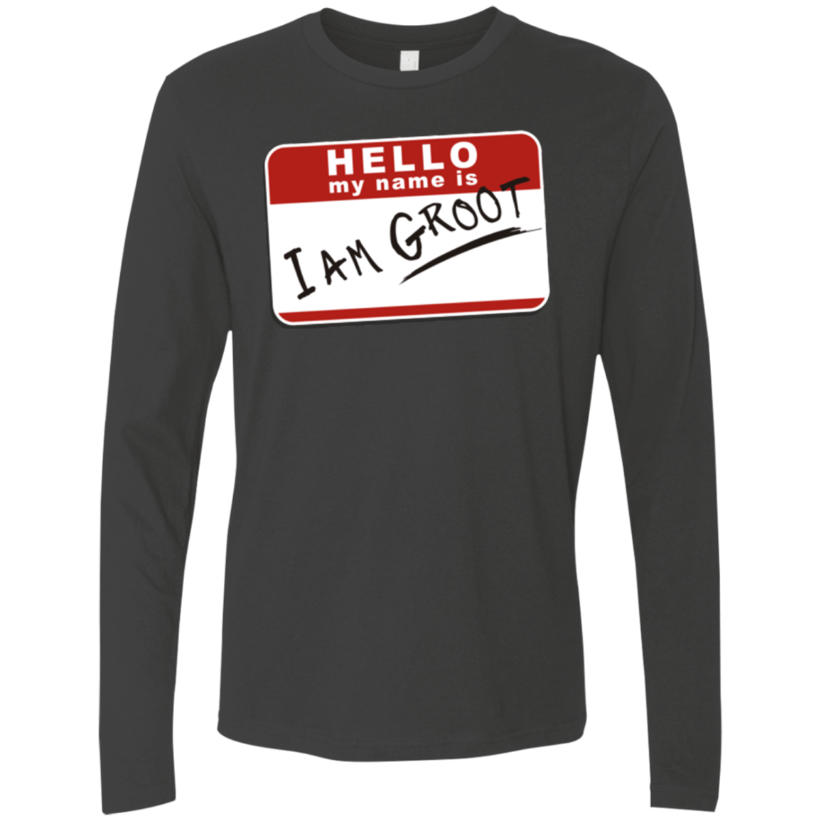 T-Shirts Heavy Metal / Small I am Groot Men's Premium Long Sleeve