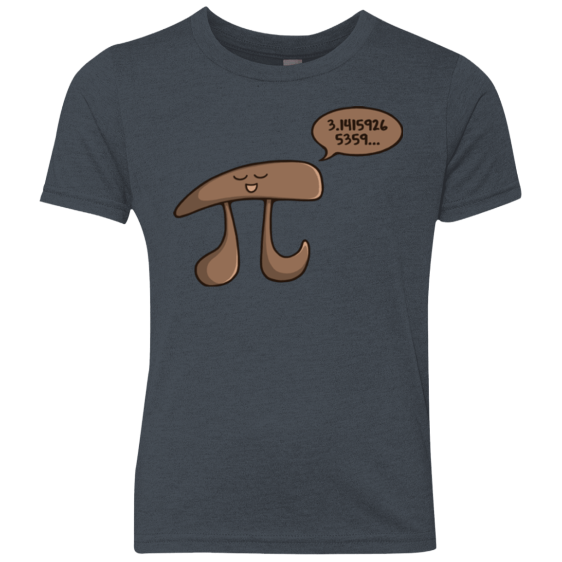 T-Shirts Vintage Navy / YXS I am Pi Youth Triblend T-Shirt