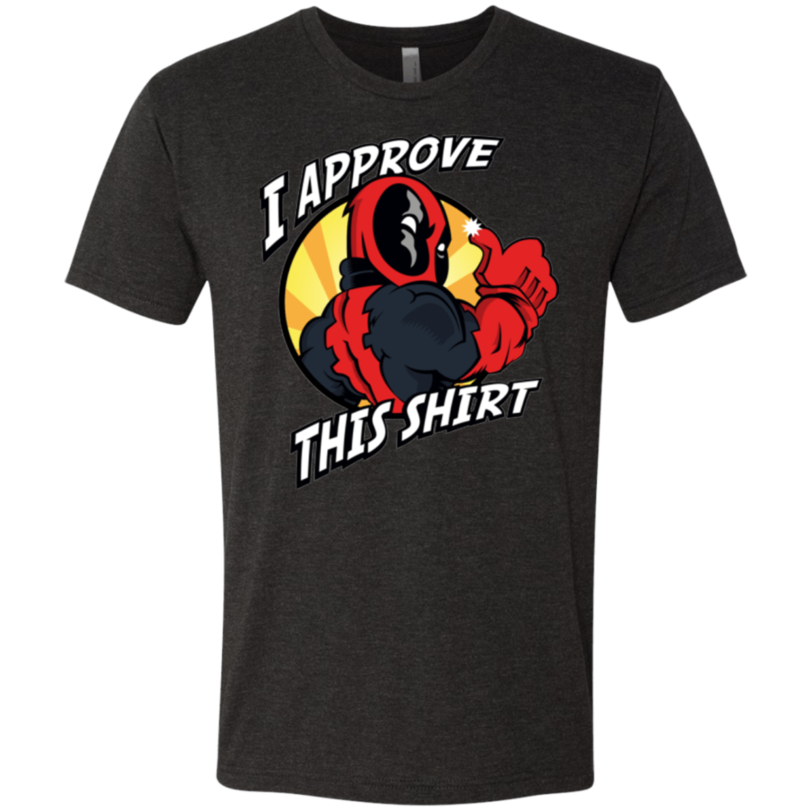 T-Shirts Vintage Black / Small I Approve This Shirt Men's Triblend T-Shirt