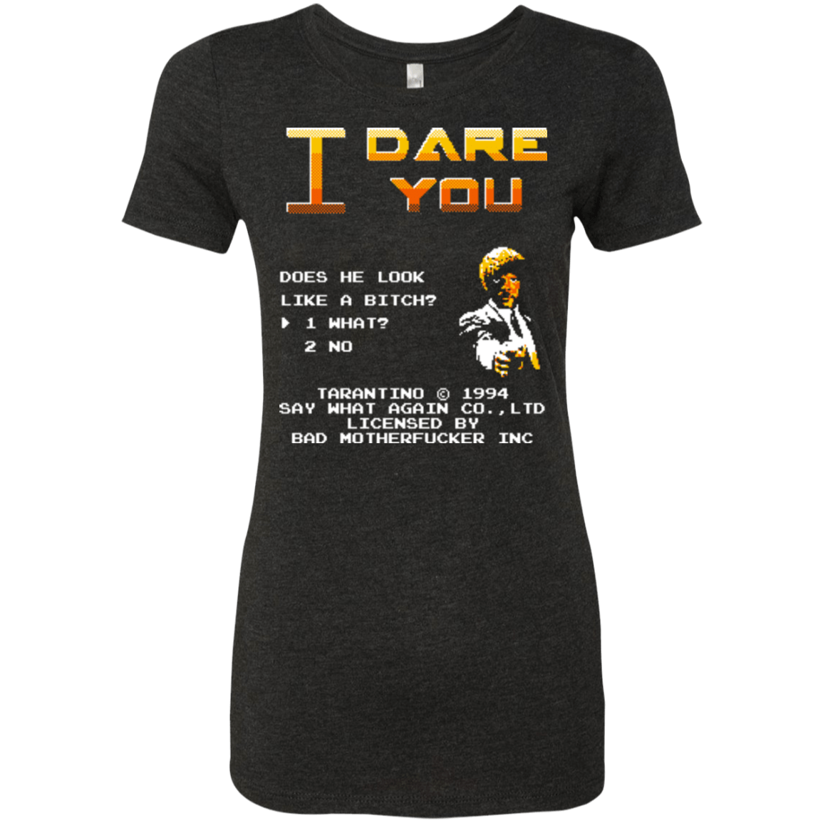 T-Shirts Vintage Black / Small I Dare you Women's Triblend T-Shirt