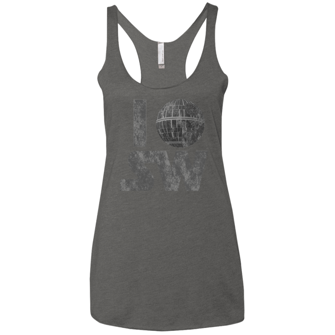 T-Shirts Premium Heather / X-Small I Deathstar SW Women's Triblend Racerback Tank
