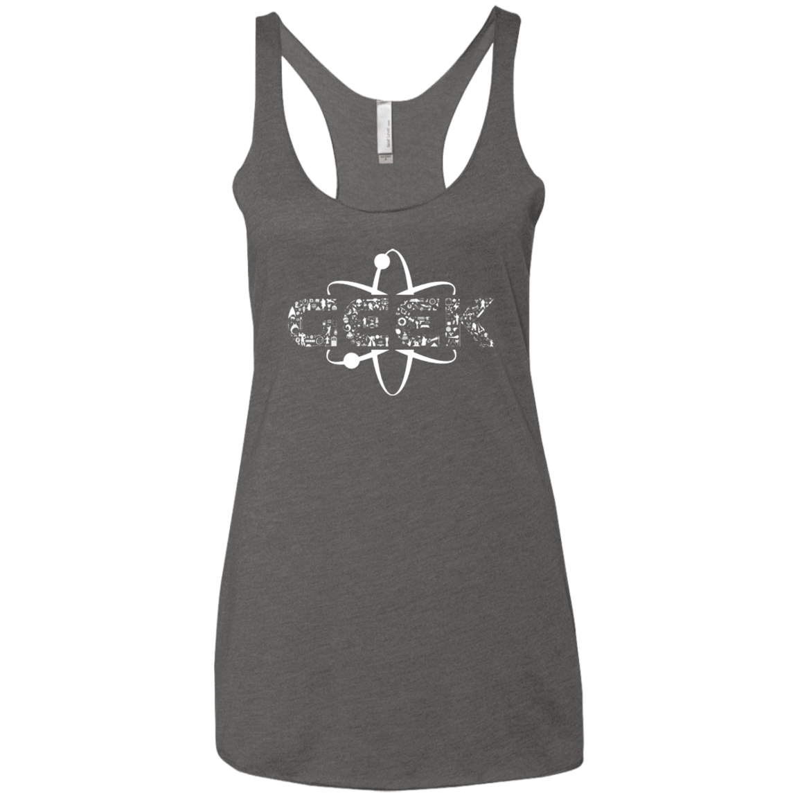 T-Shirts Premium Heather / X-Small I Geek Women's Triblend Racerback Tank