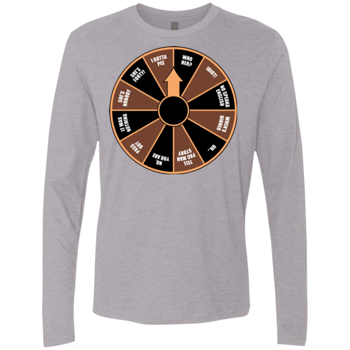 T-Shirts Heather Grey / Small I Gotta Pee Men's Premium Long Sleeve