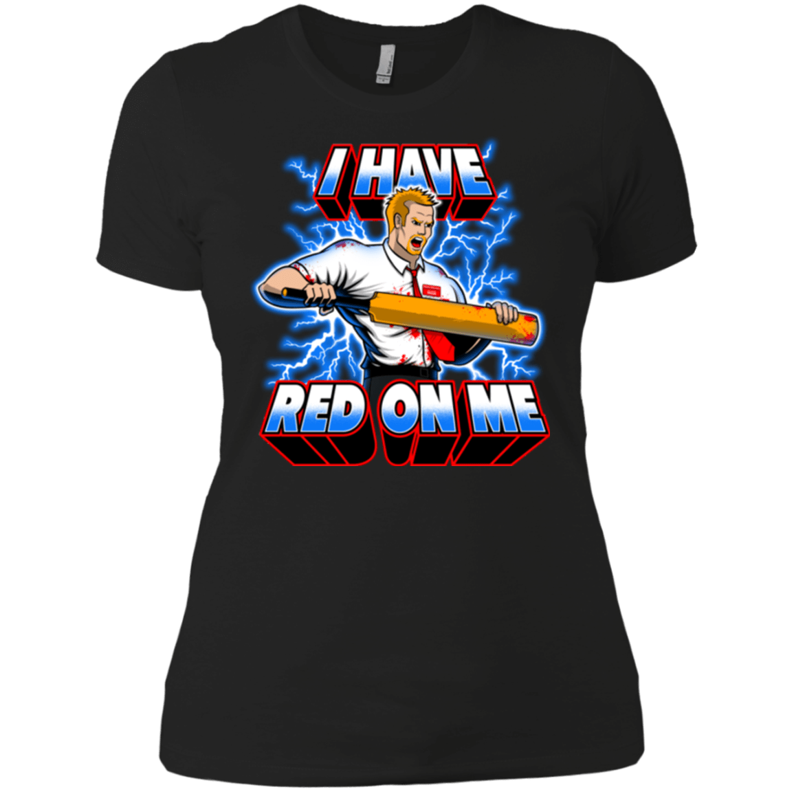 T-Shirts Black / X-Small I have red on me Women's Premium T-Shirt