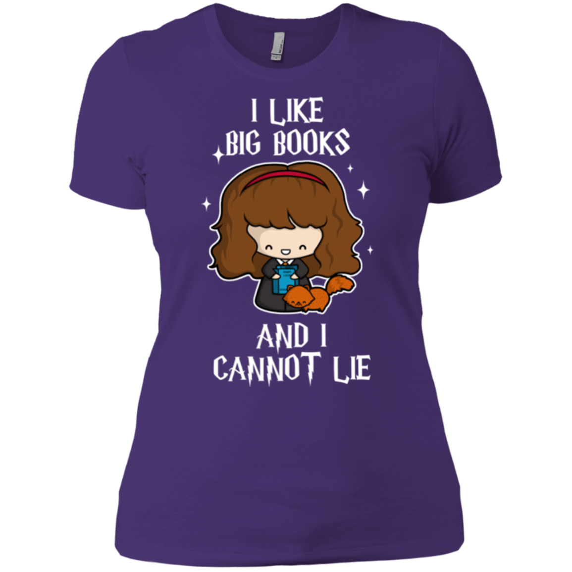 T-Shirts Purple / X-Small I Like Big Books Women's Premium T-Shirt