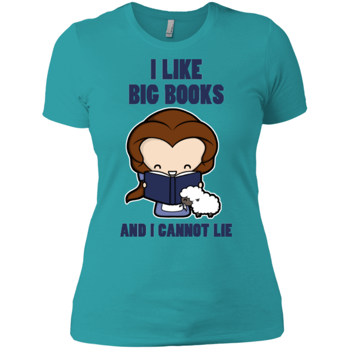 T-Shirts Tahiti Blue / X-Small I Like Big Books Women's Premium T-Shirt