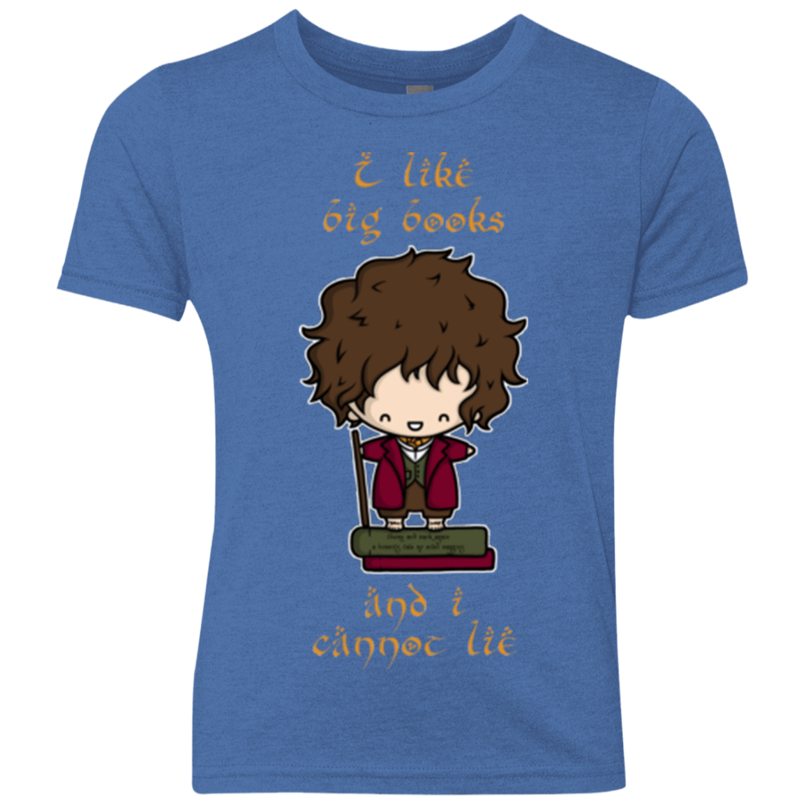 T-Shirts Vintage Royal / YXS I Like Big Books Youth Triblend T-Shirt