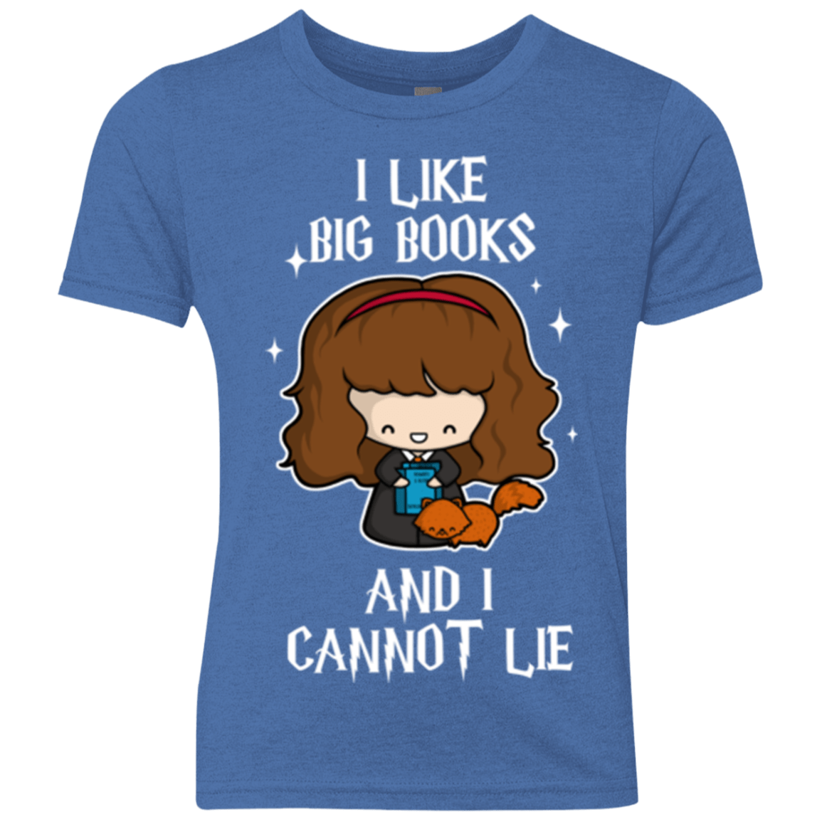 T-Shirts Vintage Royal / YXS I Like Big Books Youth Triblend T-Shirt