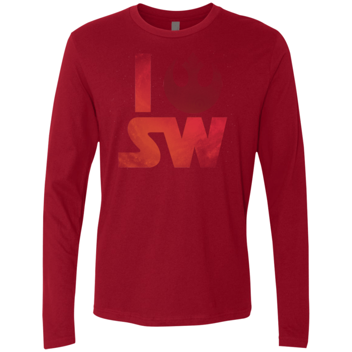 T-Shirts Cardinal / Small I Rebel SW Men's Premium Long Sleeve