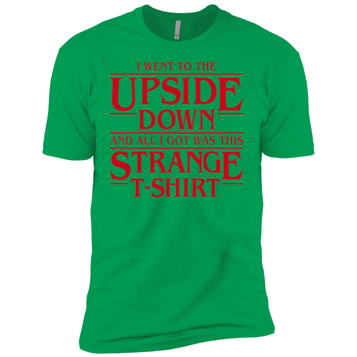 T-Shirts Kelly Green / YXS I Went to the Upside Down Boys Premium T-Shirt