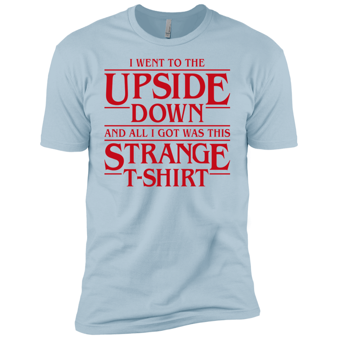 T-Shirts Light Blue / YXS I Went to the Upside Down Boys Premium T-Shirt