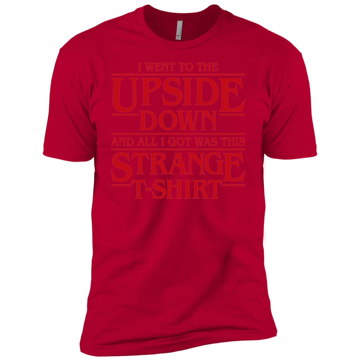 T-Shirts Red / YXS I Went to the Upside Down Boys Premium T-Shirt