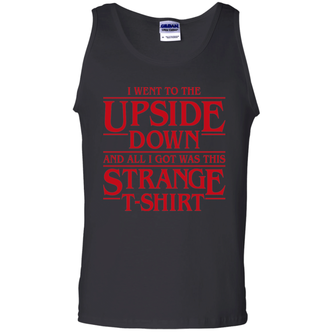 T-Shirts Black / S I Went to the Upside Down Men's Tank Top