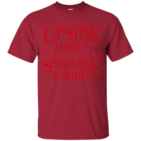 T-Shirts Cardinal / S I Went to the Upside Down T-Shirt