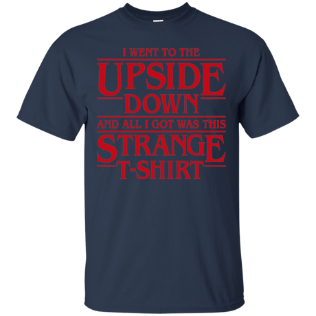 T-Shirts Navy / S I Went to the Upside Down T-Shirt