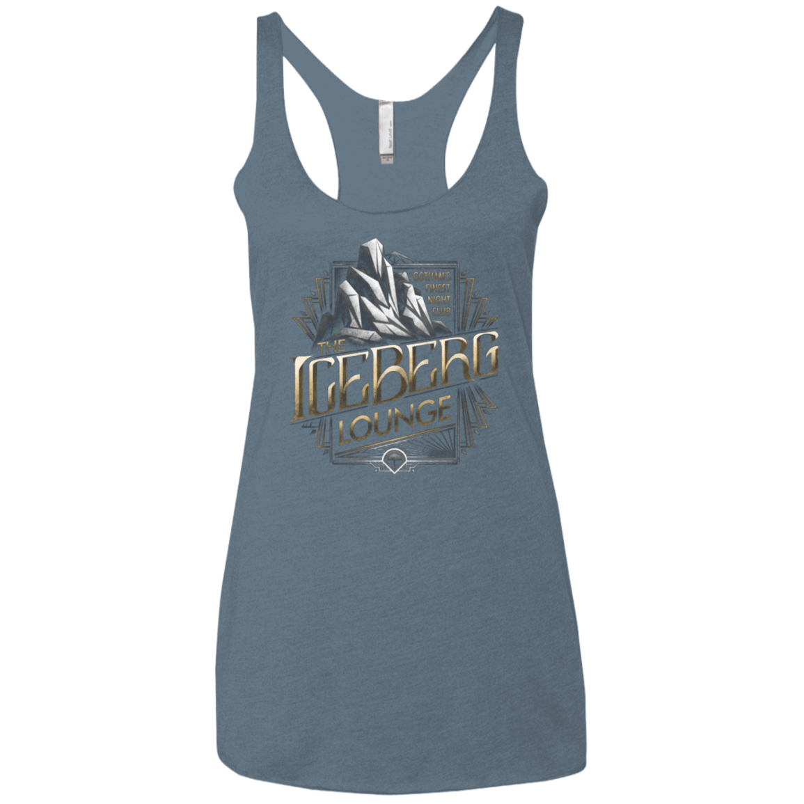T-Shirts Indigo / X-Small Iceberg Lounge Women's Triblend Racerback Tank