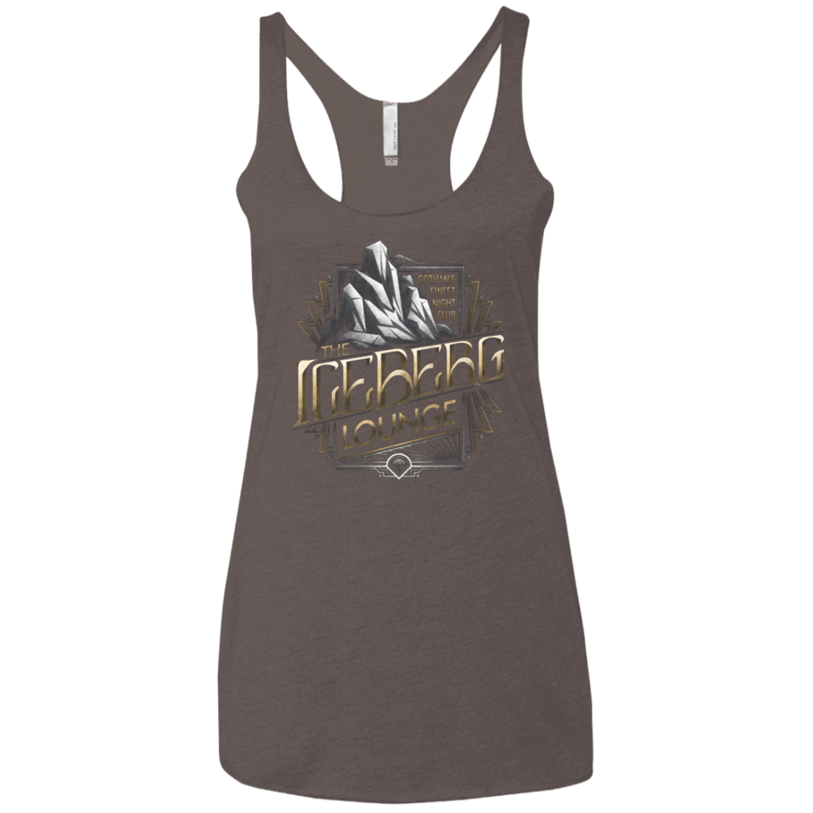 T-Shirts Macchiato / X-Small Iceberg Lounge Women's Triblend Racerback Tank