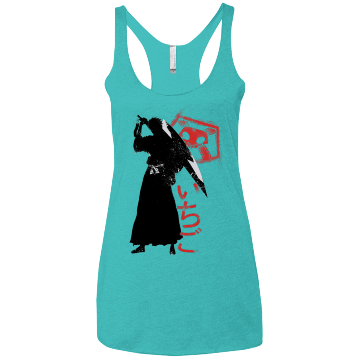 T-Shirts Tahiti Blue / X-Small Ichigo Women's Triblend Racerback Tank