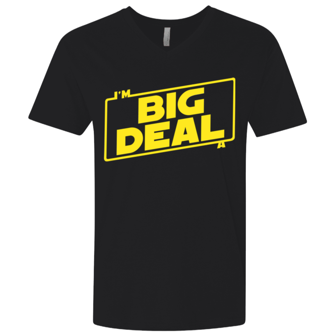 T-Shirts Black / X-Small Im a Big Deal Men's Premium V-Neck