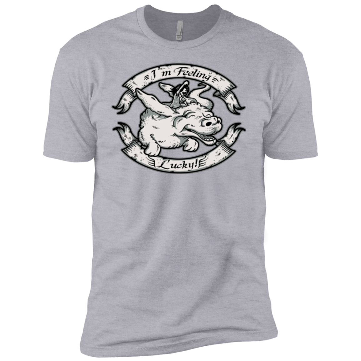 T-Shirts Heather Grey / YXS IM FEELING LUCKY Boys Premium T-Shirt