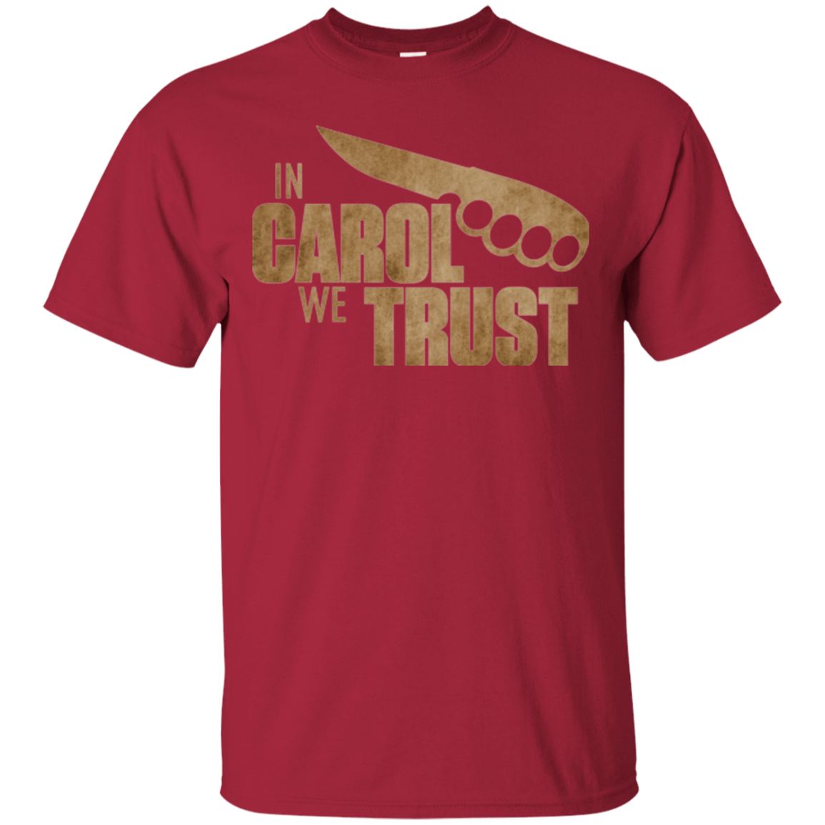 T-Shirts Cardinal / Small In Carol We Trust T-Shirt