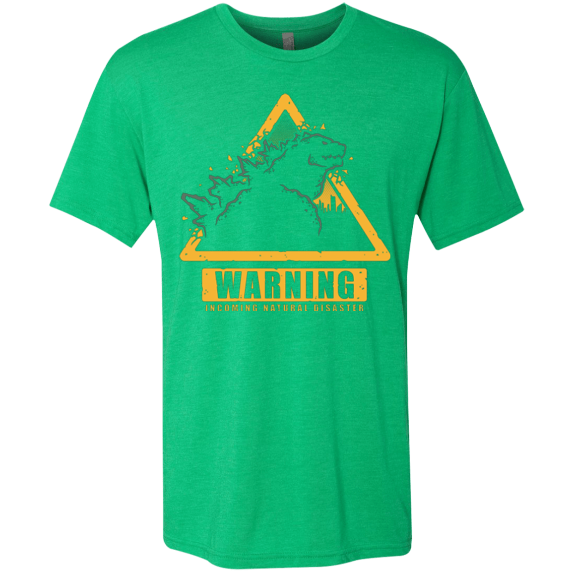 T-Shirts Envy / Small Incoming Natural Disaster Men's Triblend T-Shirt