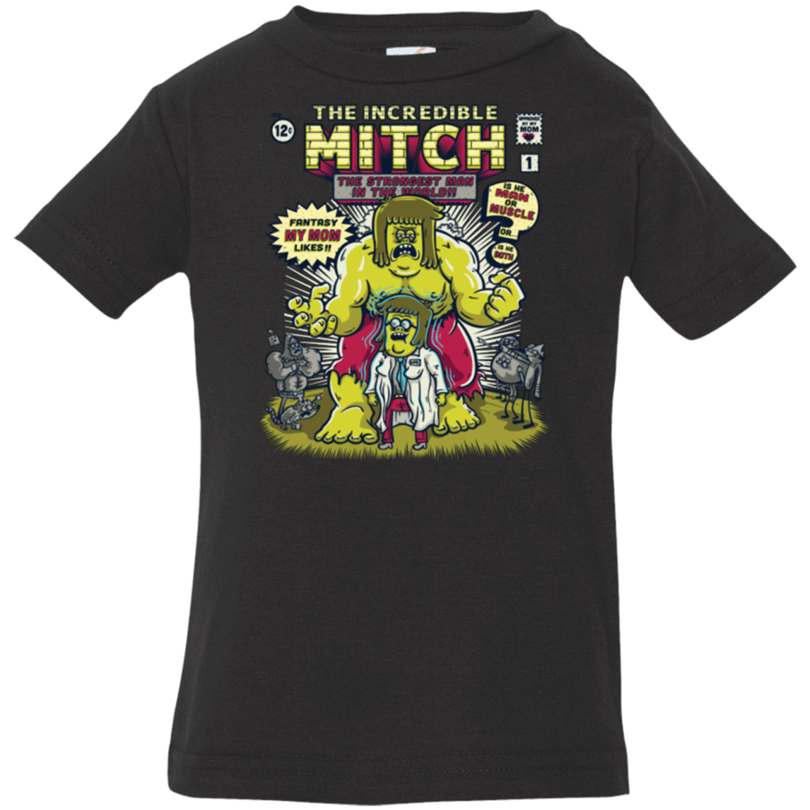 T-Shirts Black / 6 Months Incredible Mitch Infant PremiumT-Shirt