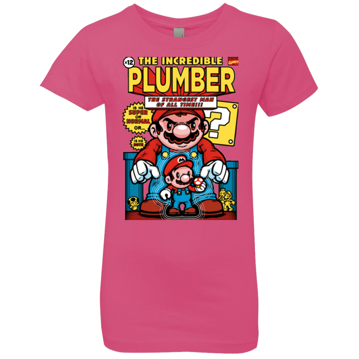 T-Shirts Hot Pink / YXS incredible PLUMBER Girls Premium T-Shirt