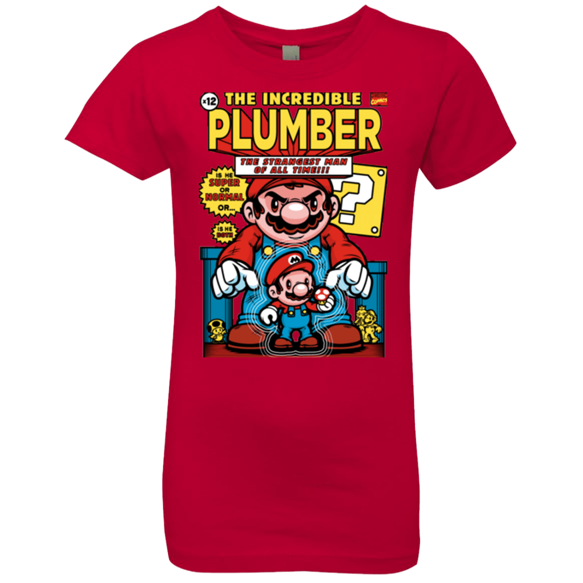 T-Shirts Red / YXS incredible PLUMBER Girls Premium T-Shirt