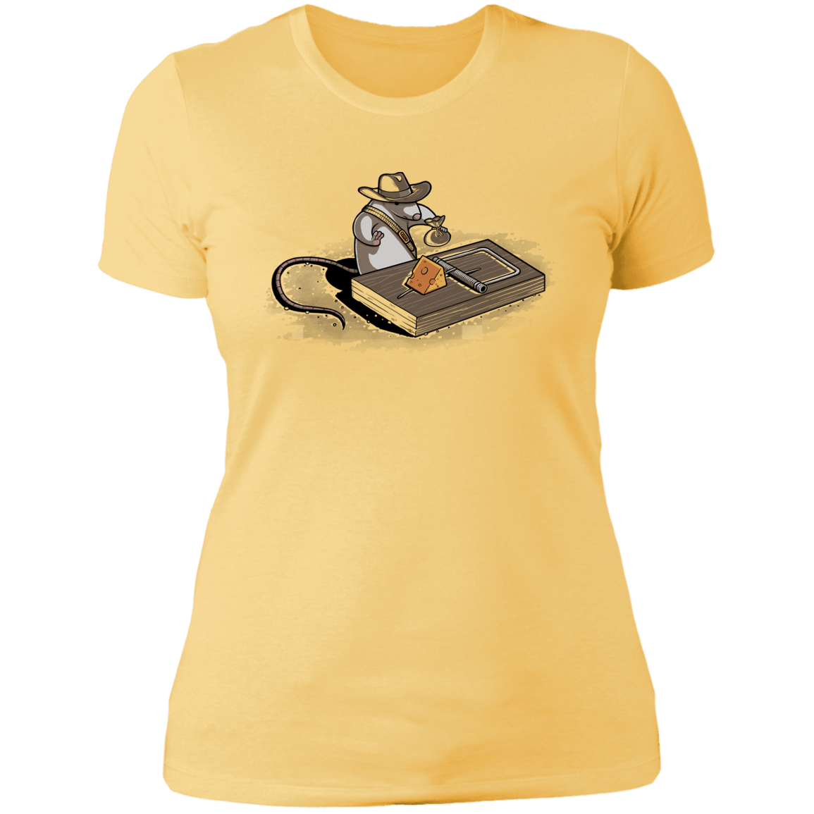 T-Shirts Banana Cream/ / S Indiana Mouse Women's Premium T-Shirt