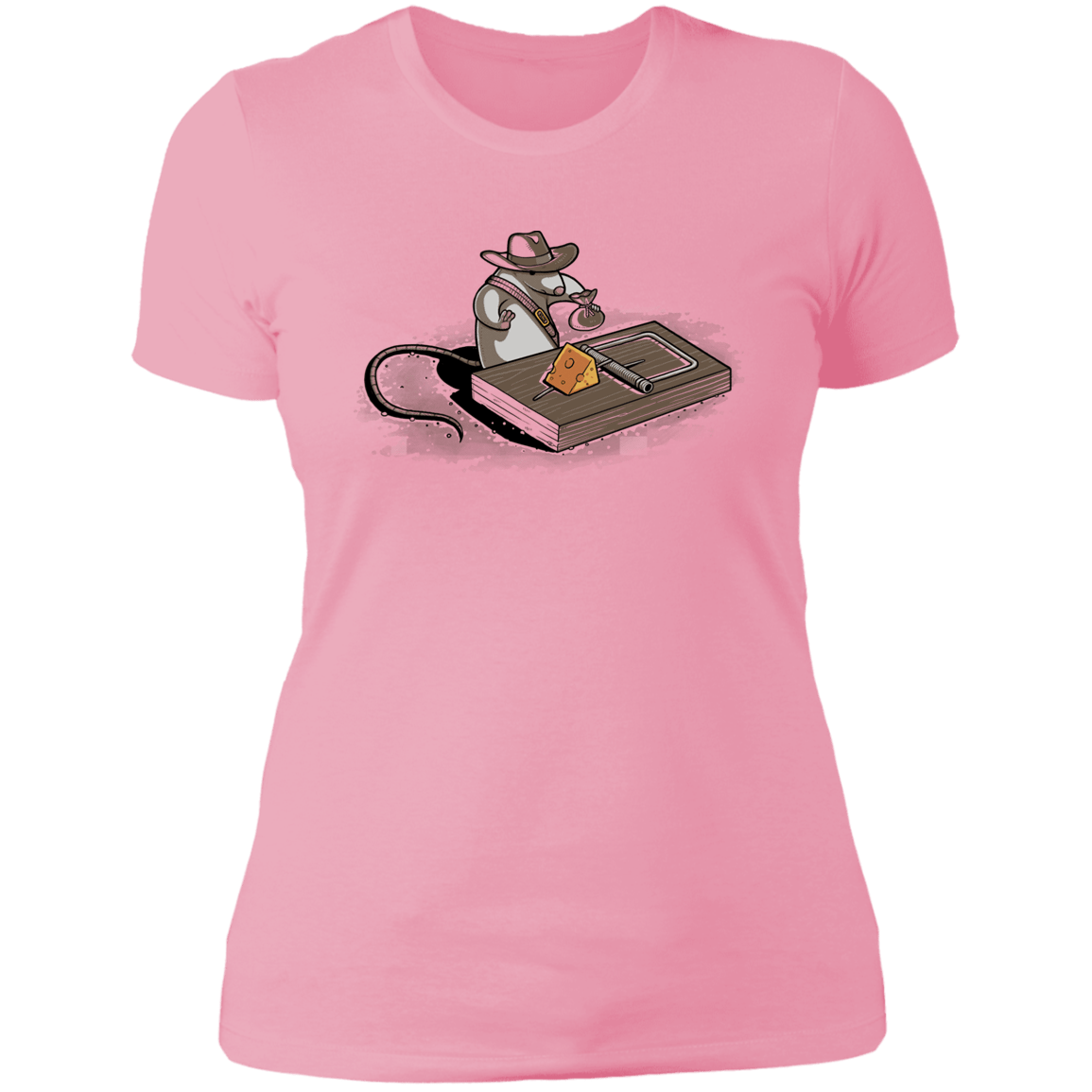 T-Shirts Light Pink / S Indiana Mouse Women's Premium T-Shirt