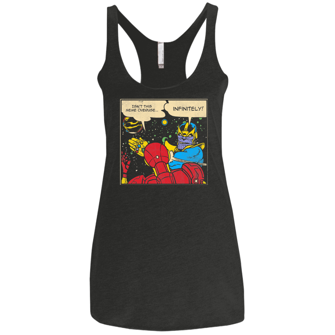 T-Shirts Vintage Black / X-Small INFINITE SLAPS Women's Triblend Racerback Tank