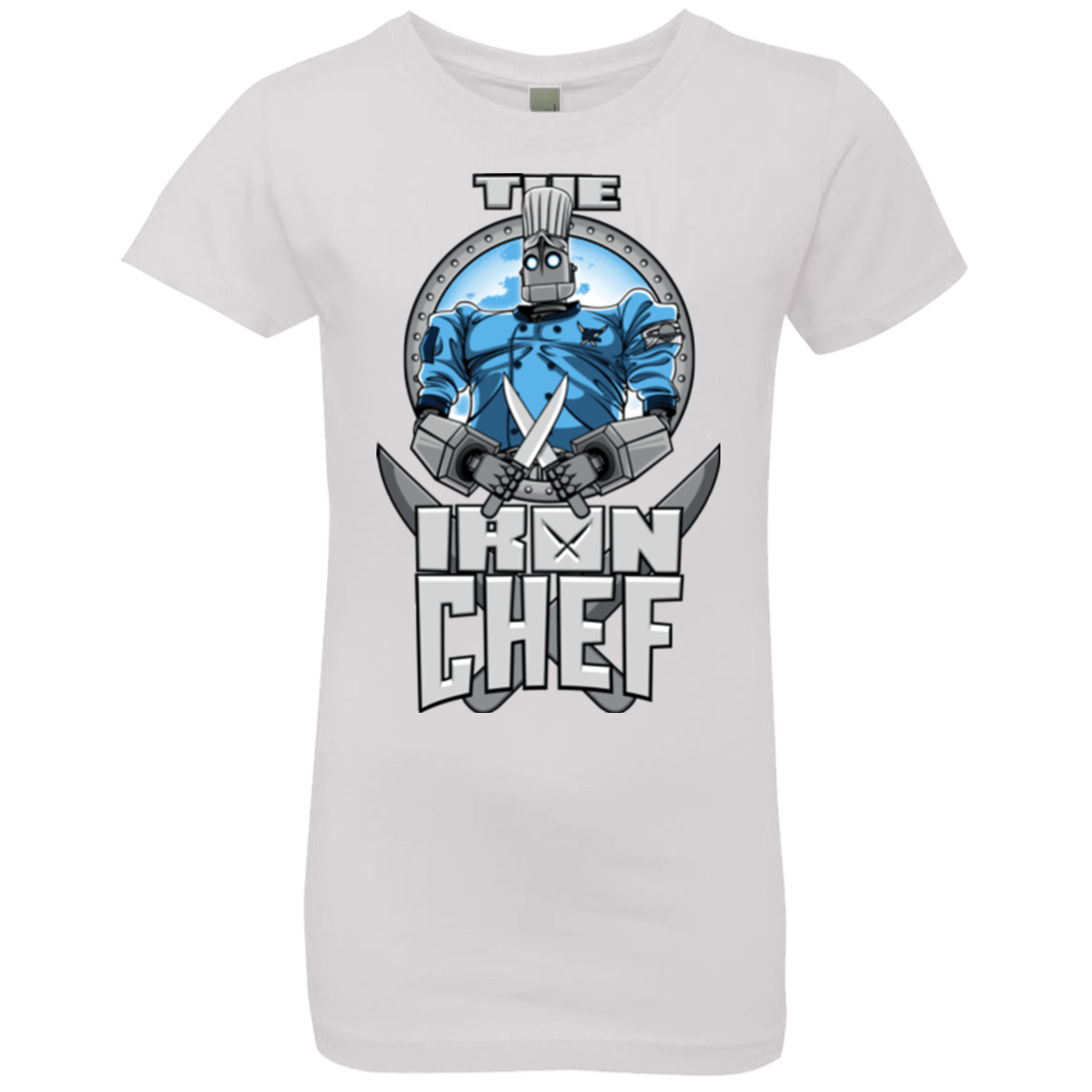 T-Shirts White / YXS Iron Giant Chef Girls Premium T-Shirt