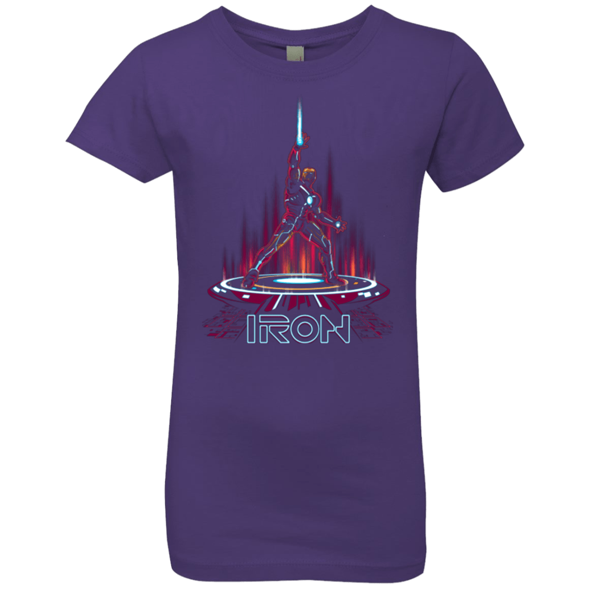 T-Shirts Purple Rush / YXS IRON TRON Girls Premium T-Shirt